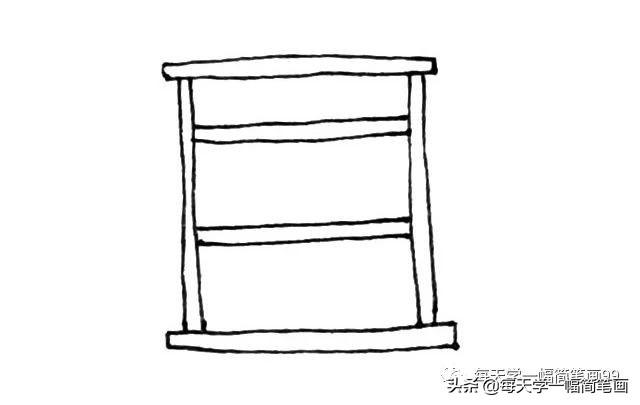 简单几步画出书架简笔画步骤图解教程-4.jpg
