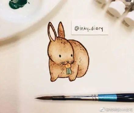 每天学一幅简笔画--40款百万粉丝博主笔下的简笔画，治愈系的水彩，太赞了-10.jpg