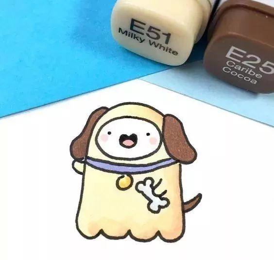 每天学一幅简笔画--超可爱的马克笔简笔画素材，快来领走啦-12.jpg