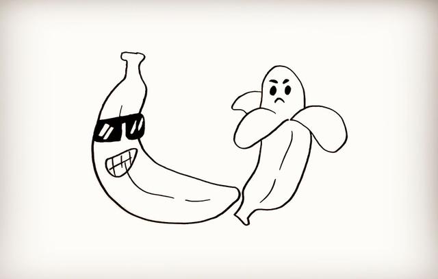 每天学一幅简笔画--香蕉简笔画画法-6.jpg