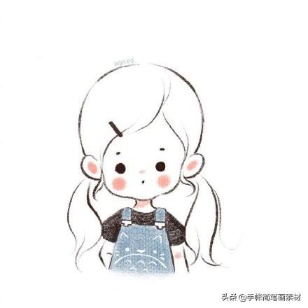 敲可爱的小女孩简笔画-8.jpg