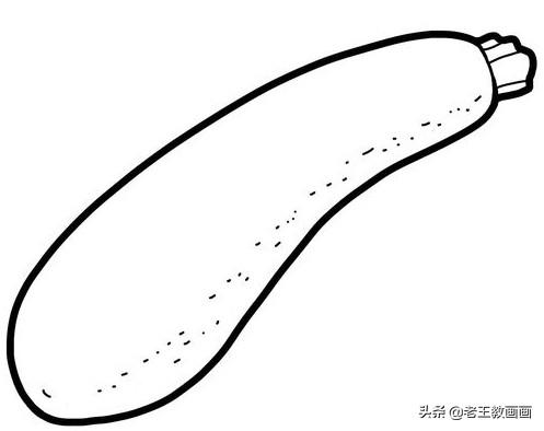 藏不住了，蔬菜水果简笔画线稿大全，宝贵的资料分享给你-13.jpg