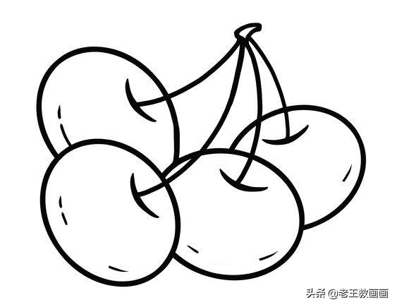 藏不住了，蔬菜水果简笔画线稿大全，宝贵的资料分享给你-16.jpg