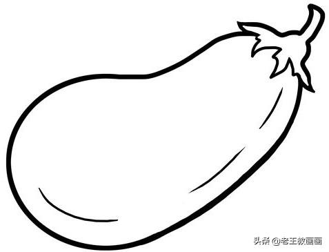 藏不住了，蔬菜水果简笔画线稿大全，宝贵的资料分享给你-15.jpg