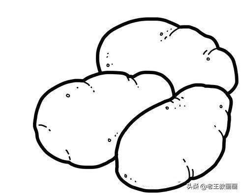 藏不住了，蔬菜水果简笔画线稿大全，宝贵的资料分享给你-17.jpg