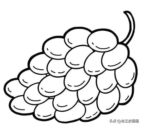 藏不住了，蔬菜水果简笔画线稿大全，宝贵的资料分享给你-11.jpg