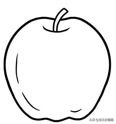 藏不住了，蔬菜水果简笔画线稿大全，宝贵的资料分享给你-23.jpg