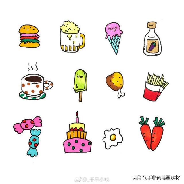 可爱的小物件儿简笔画，温馨又有爱~-6.jpg