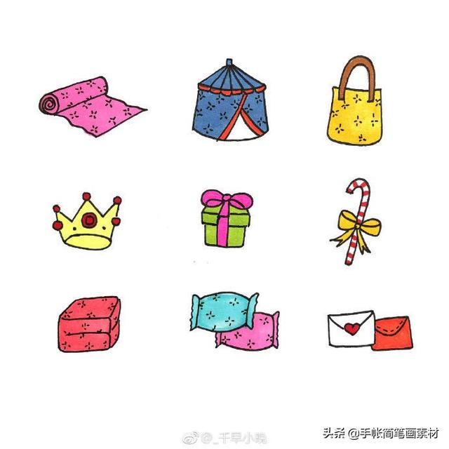 可爱的小物件儿简笔画，温馨又有爱~-9.jpg