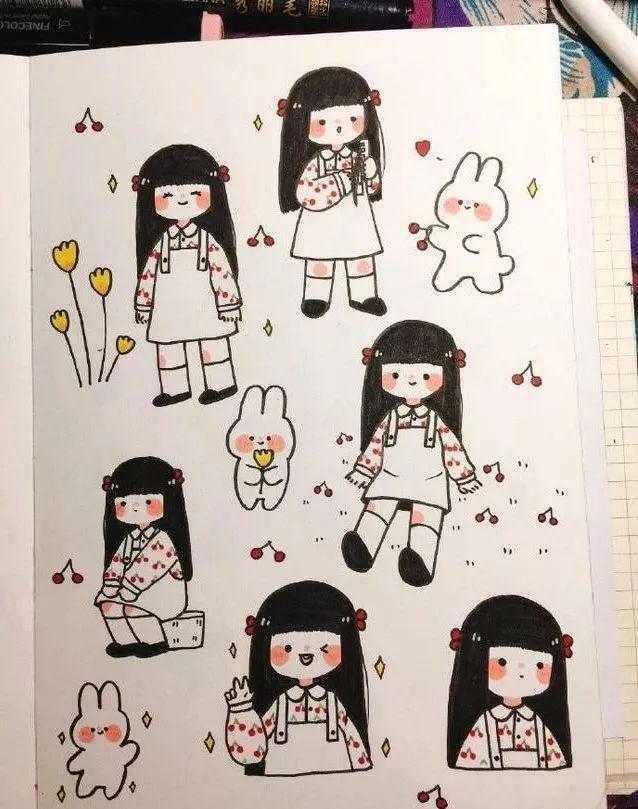 每天学一幅简笔画--可爱又实用的手账简笔画大全-4.jpg