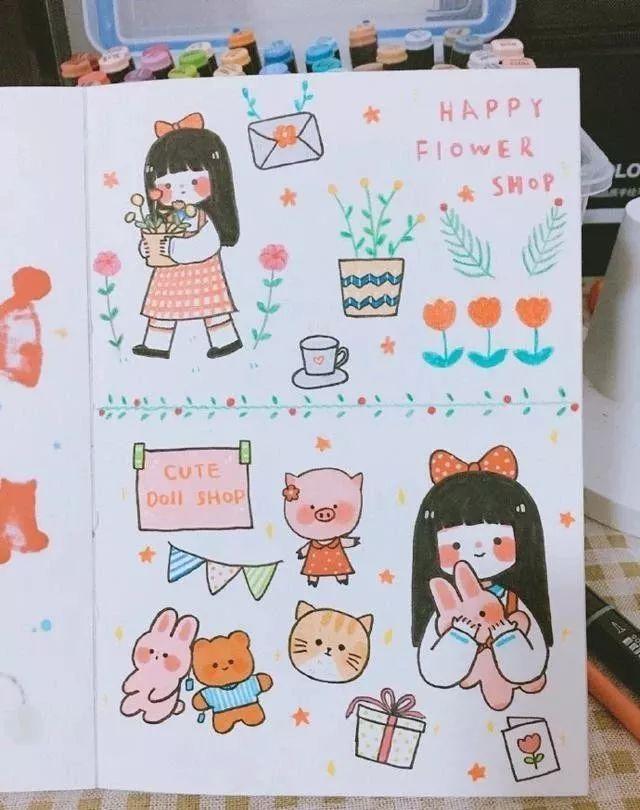每天学一幅简笔画--可爱又实用的手账简笔画大全-6.jpg