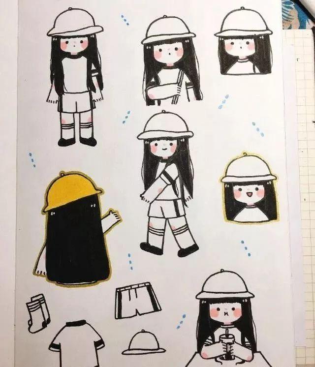 每天学一幅简笔画--可爱又实用的手账简笔画大全-19.jpg
