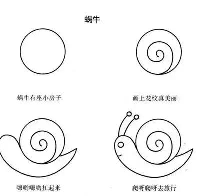 50个带儿歌的简笔画教程，4步就能学画，孩子边唱边画记得牢-34.jpg