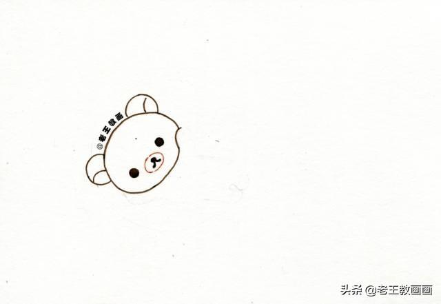 简笔画小熊，6步就可以学会，给孩子收藏-5.jpg