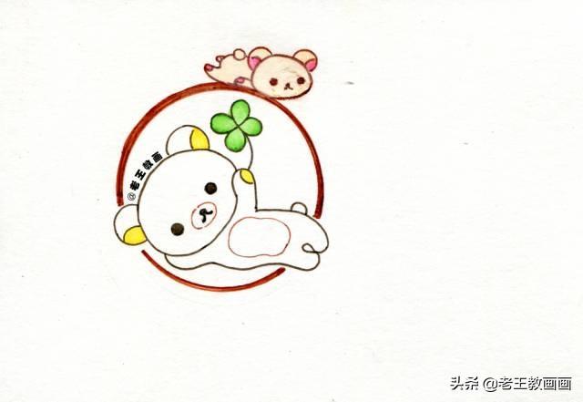 简笔画小熊，6步就可以学会，给孩子收藏-8.jpg