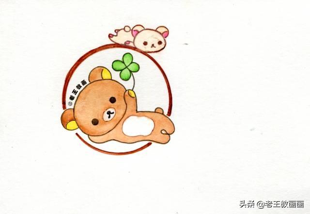 简笔画小熊，6步就可以学会，给孩子收藏-9.jpg