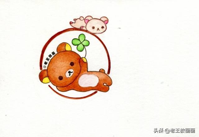 简笔画小熊，6步就可以学会，给孩子收藏-10.jpg