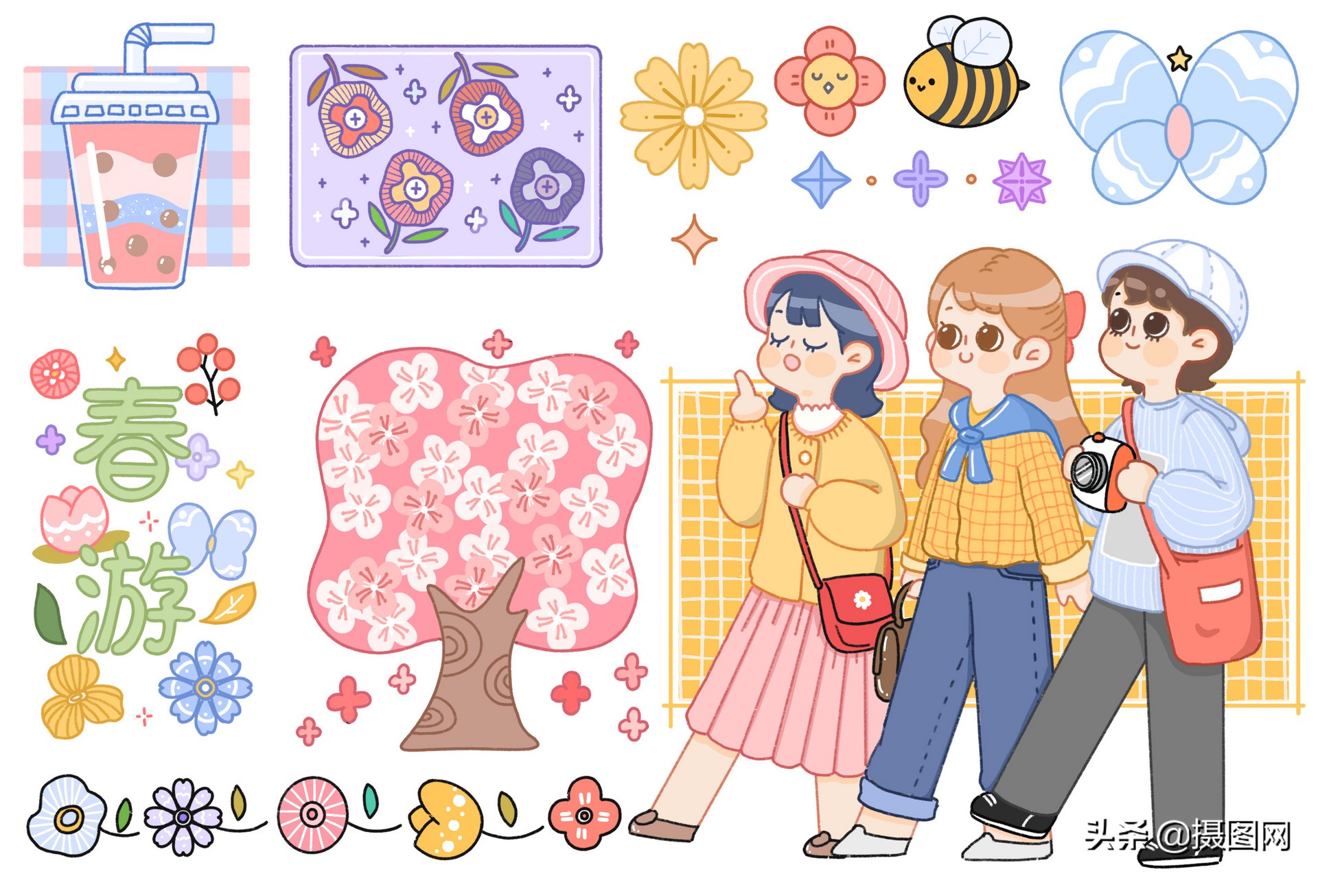 手帐插画｜简笔画也能画出满满少女心-4.jpg