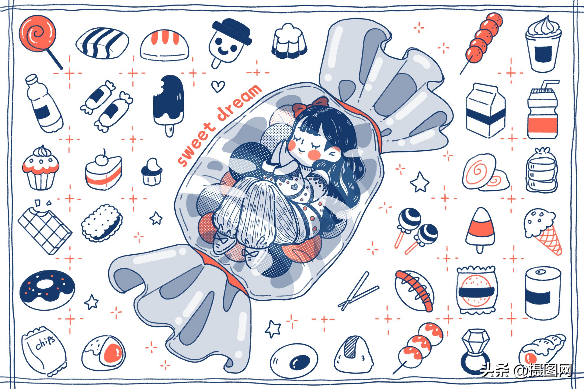 手帐插画｜简笔画也能画出满满少女心-7.jpg
