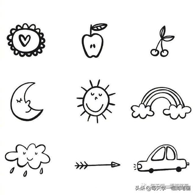 每天学一幅简笔画--80多种简笔画集合，适合做手帐-7.jpg