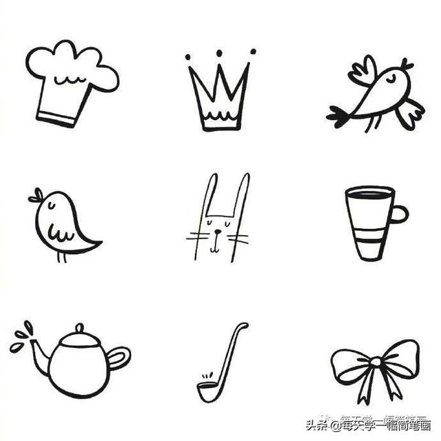 每天学一幅简笔画--80多种简笔画集合，适合做手帐-4.jpg
