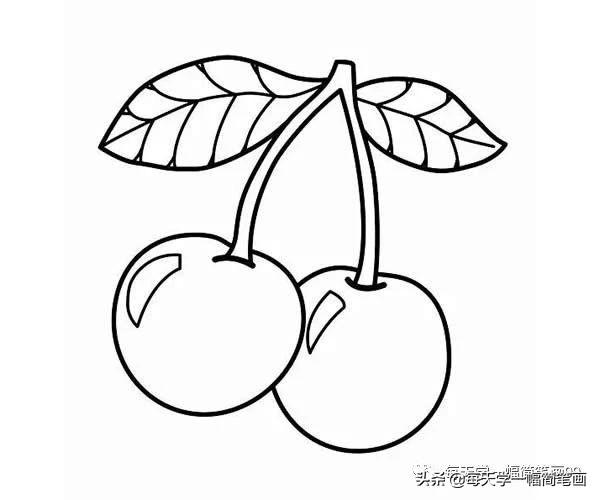 每天学一幅简笔画--一大波水果简笔画图片大全-6.jpg