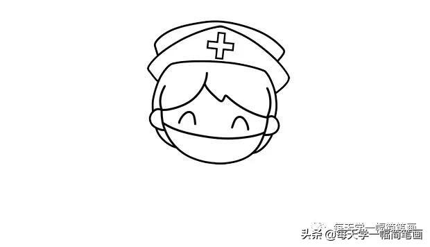 每天学一幅简笔画--五一劳动节劳动最光荣简笔画画法步骤图解大全-13.jpg