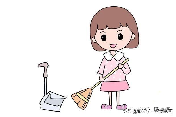 每天学一幅简笔画--五一劳动节劳动最光荣简笔画画法步骤图解大全-12.jpg