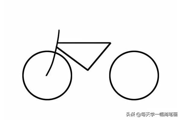每天学一幅简笔画--自行车简笔画步骤图解教程-13.jpg
