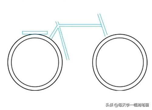 每天学一幅简笔画--自行车简笔画步骤图解教程-21.jpg
