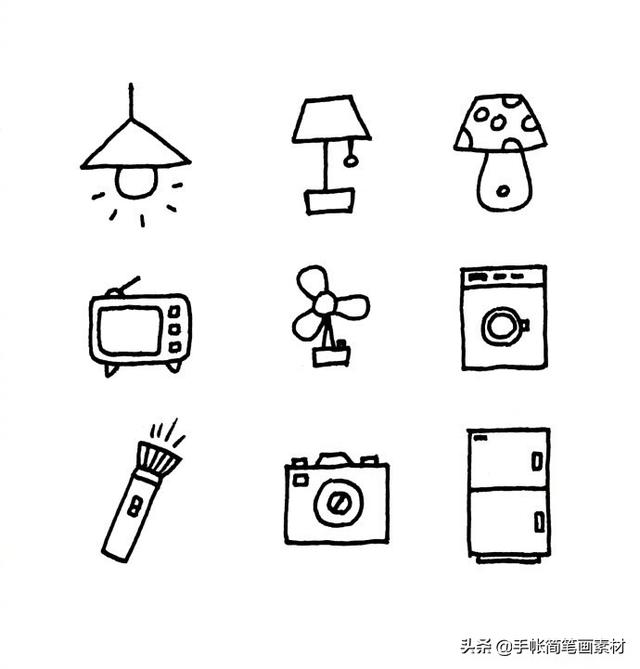 一组可爱的简笔画，可以画个够了！????-7.jpg