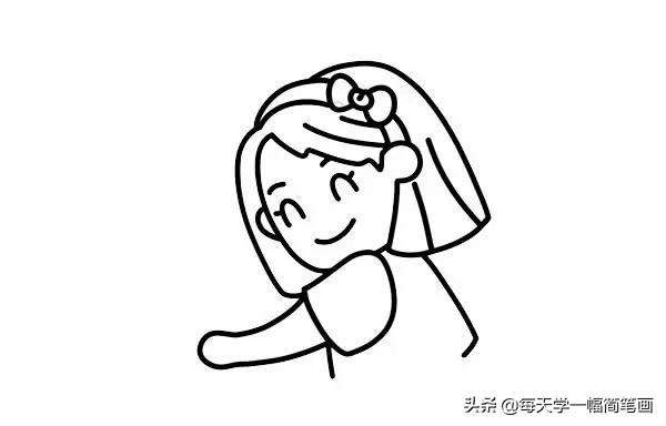 每天学一幅简笔画--母亲节母亲人物简笔画步骤图片大全-8.jpg
