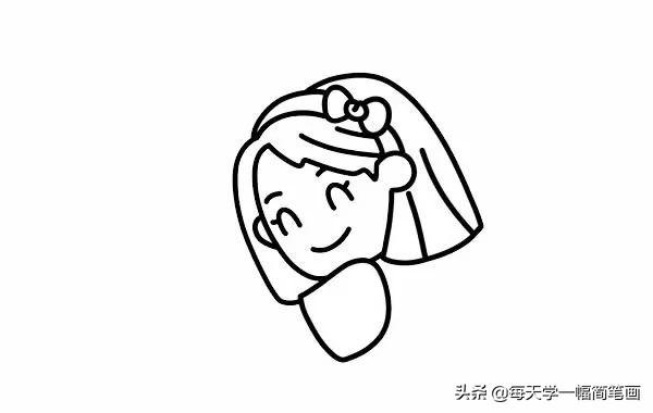 每天学一幅简笔画--母亲节母亲人物简笔画步骤图片大全-7.jpg