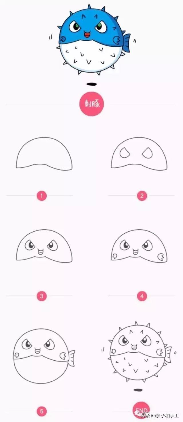 17款萌萌的卡通简笔画来了哦，画起来吧-6.jpg