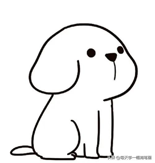 小狗怎么画一步一步教可爱小狗简笔画的画法步骤图解-8.jpg