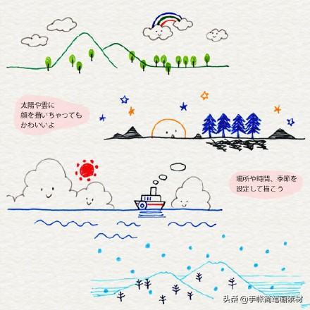 简笔画入门教程，超萌风格手帐小素材，喜欢的收走吧-5.jpg