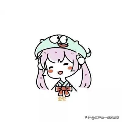 十二生肖头像，可爱简笔画简约男生女生团头-6.jpg
