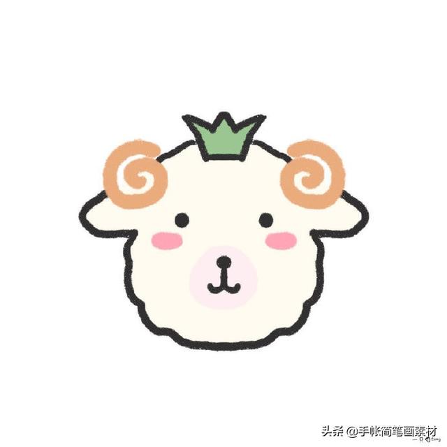 十二生肖头像简笔画~收藏起来慢慢学习画画吧-6.jpg
