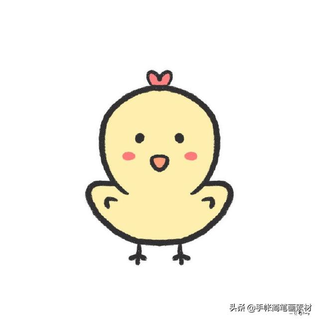 十二生肖头像简笔画~收藏起来慢慢学习画画吧-4.jpg