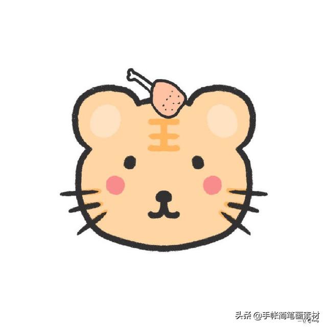 十二生肖头像简笔画~收藏起来慢慢学习画画吧-9.jpg