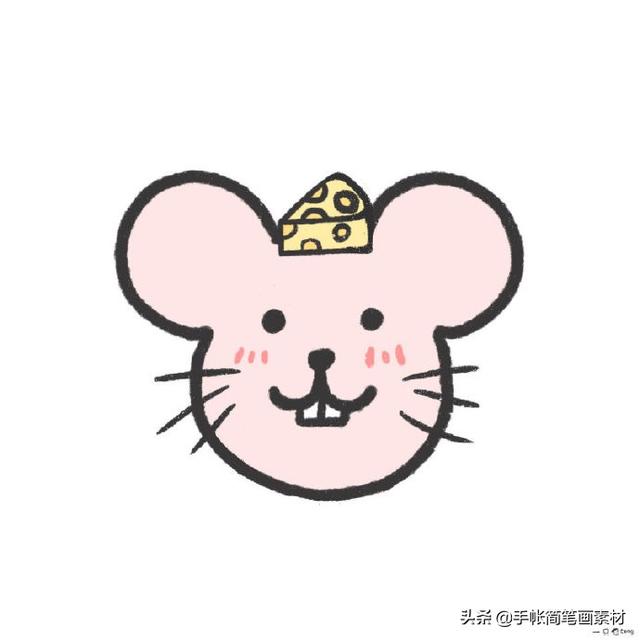 十二生肖头像简笔画~收藏起来慢慢学习画画吧-11.jpg