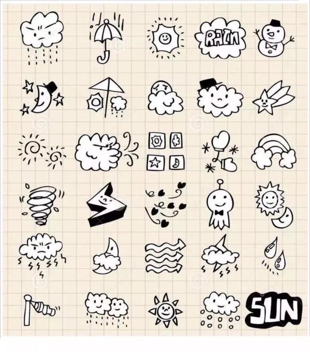 新手小白玩手帐，从这里开始吧！简笔画手账素材、手账排版-19.jpg