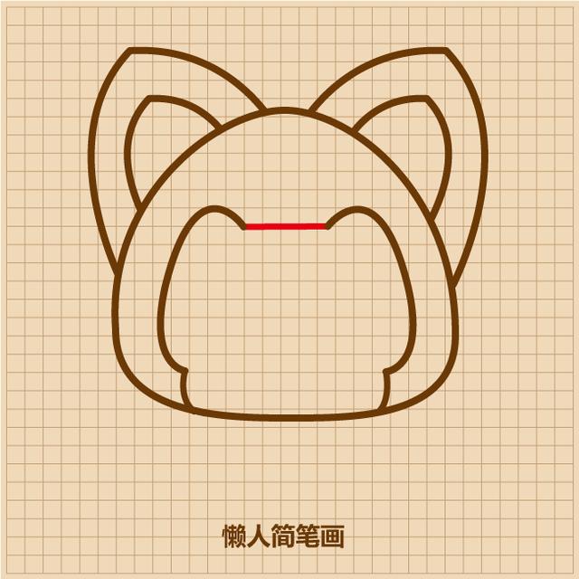 零基础画出阿狸全身简笔画-5.jpg