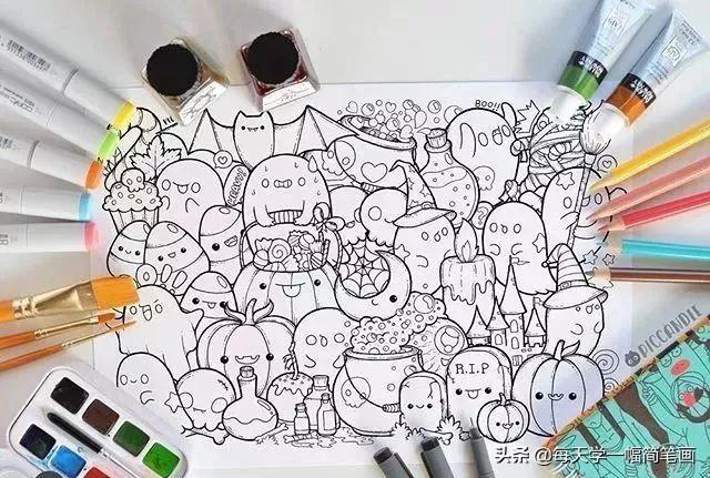 每天学一幅简笔画--简单可爱的手绘手账画，教你一学就会-4.jpg