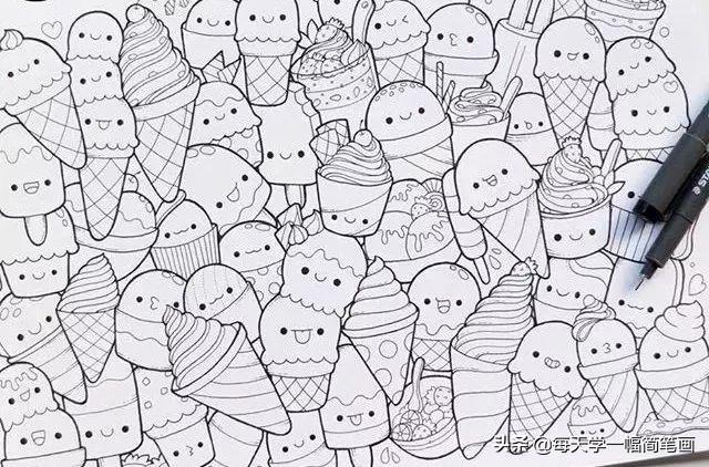 每天学一幅简笔画--简单可爱的手绘手账画，教你一学就会-13.jpg