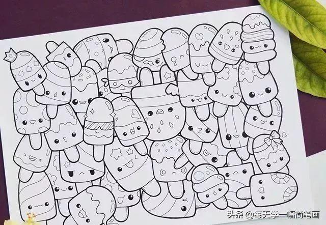 每天学一幅简笔画--简单可爱的手绘手账画，教你一学就会-14.jpg