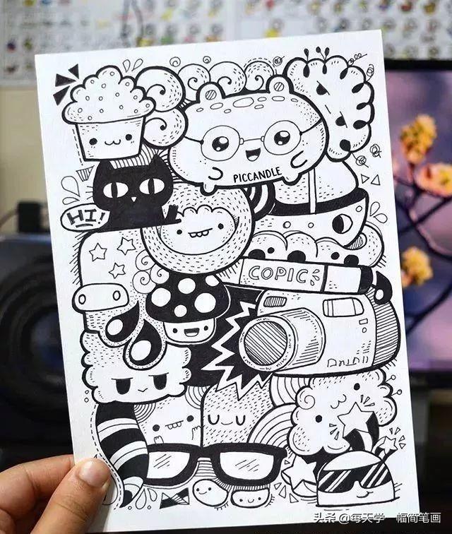每天学一幅简笔画--简单可爱的手绘手账画，教你一学就会-18.jpg
