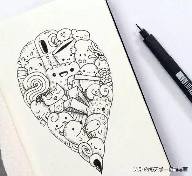 每天学一幅简笔画--简单可爱的手绘手账画，教你一学就会-27.jpg