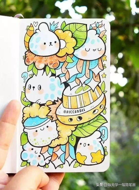 每天学一幅简笔画--简单可爱的手绘手账画，教你一学就会-25.jpg