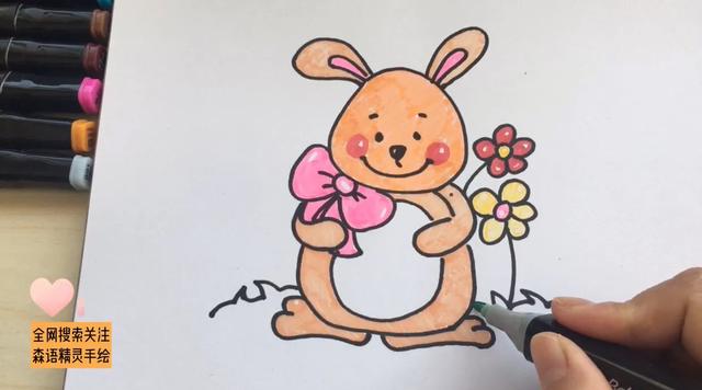 简笔画小兔子的画法，绘画步骤非常详细的图文教程，给孩子收好-10.jpg
